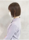切りっぱなしボブ 20代30代40代ヘア 小顔 大阪ボブ 梅田