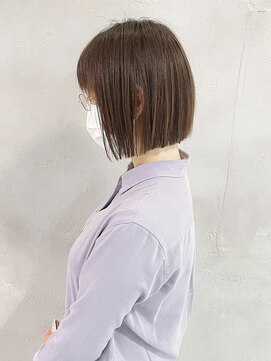 ハルキ ミナト ジャパン オオサカ(HARUKI MINATO japan OSAKA) 切りっぱなしボブ 20代30代40代ヘア 小顔 大阪ボブ 梅田