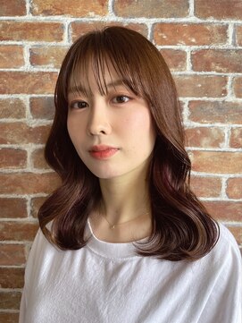 空 韓国風 ナチュラルサイドバング