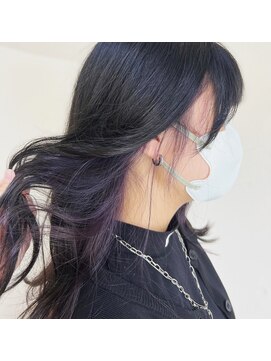 アコレ カリテ 草津店(ACCOLE qualite) インナーカラー×バイオレット