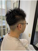 20代30代刈り上げショート黒髪