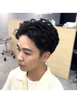 ニコフクオカヘアーメイク(NIKO Fukuoka Hair Make) 「NIKO」スパキーショートパーマ アップバングパーマ