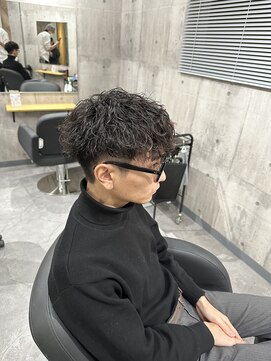 ビカムメンズヘアー 栄店(become men's hair) 波巻きショートマッシュ