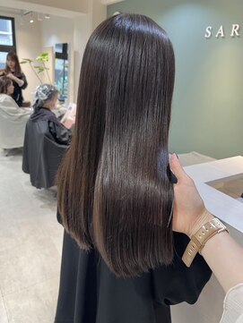 サラジュ 梅田店(SARAJU) sarajuサトウ 地毛風透明感ブラウン 髪質改善