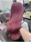 6844カシスレッドラベンダーパープルハイトーンワンホンヘア