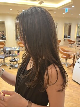 ビュートリアム265(BEAUTRIUM 265) ワンカールロング ニュアンスゆる巻きロング ブラウンベージュ