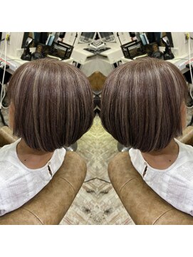 ワールドオーダー 天王寺店(WORLD ORDER) 白髪ぼかしハイライト