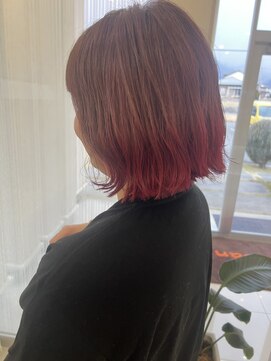 フレックスターバン(flex Turban) チェリーレッド×ピンク