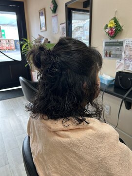 はるかな美容室 ウェーブパーマ