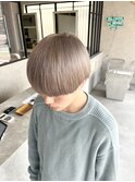 マッシュ ミルクティーグレージュ