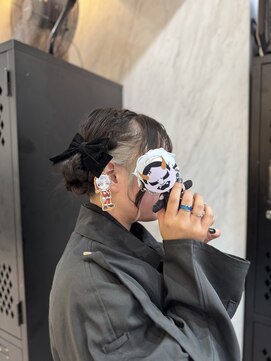 ヴァイス 渋谷店(VAICE) ライブ前ヘアセット/お団子アレンジ/編み込み