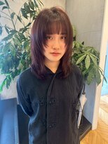 ラヴィズム 長岡店(LUVISM)&nbsp;韓国/顔周りレイヤー/ダブルカラー/ベージュ/前髪新潟長岡宮関