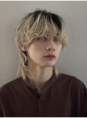 ハイライト/マッシュパーマ/ウルフ/アッシュブラック/八王子駅