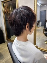 オルソーヘアー(orso hair)&nbsp;orso hair × ボルドーマッシュショート×ゆるふわパーマ