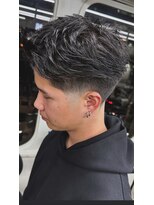 ニコ トウキョウ ロジック(nico TOKYO Logic) スキンフェードスパイキーショートパーマ短髪刈り上げ