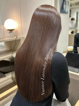 ラベスト キョウト(LOVEST) ニュアンスラベンダーブラウン＊髪質改善ロング《京都河原町》