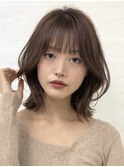 大人レイヤーカット/ミディアムくびれヘア/30代40代50代表参道