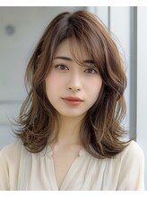 伸ばしかけでもまとまるミディアムスタイル[松戸/松戸駅髪質改善]