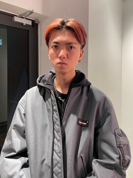 ブロック ジャポン(bloc japon) センターパート×オレンジ