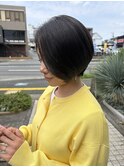ショートカット/黒髪ヘア/ハンサムショート