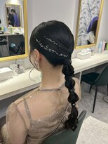 ヘアアレンジメント ボガスティーズ 川崎店(Hair arrangement Vogusty's) タイトめ編み下ろしヘア