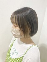 カットウェルズ粟殿店(Cut Well's smile&peace) ダークパープル/ナチュラルショート/夏のヘアアレンジ/桜井/粟殿
