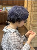 ツートンカラーデザインカラー大人ショートヘアショートボブ