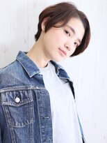 【HALE銀座】ベージュブラウン×ハンサムショート