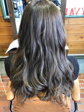 ネイビーヘアー(NAVY hair) 愛されグラデ