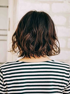 フローラビューティーヘアー(Flora Beauty Hair) ワンレンボブパーマ/20代/30代/40代/50代/岡山/表町