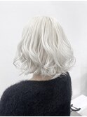 #ショートカット＃ボブパーマ#ミルクティー#ブリーチ 