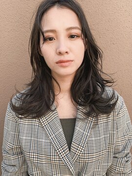 リア 自由が丘(REA) 【大人こなれ感】ナチュラルミディアムレイヤーヘア