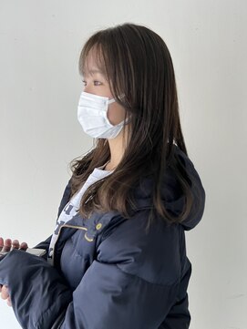 ローレンジウ(LOREN JU) 透明感髪質改善ベージュダブルカラーミルクティーグレージュ