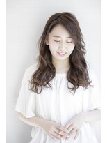 ルルディ バイ アフロディーテ銀座(luludi by APHRODITE) くびれヘア/アプリコットオレンジ/ハイライト/縮毛矯正/銀座