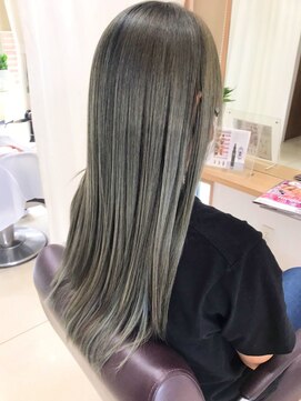 メタ(META) マット感のあるオリーブグレージュヘアカラ―☆