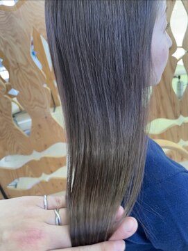 サンタフェ 柳津店(Santa'Fe) Santa'Fe式脱白髪染め白髪ぼかしカラー/ロング