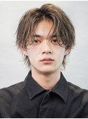 ローライトミディアムセンターパートツーブロック