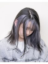 ルプラ ガーデン(le-pla garden) インナーカラー#切りっぱなしボブ#ケアブリーチ#ダブルカラー