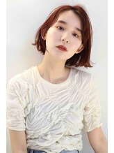 ヘアーゼロ 南新町(HAIR ZERO) 耳かけボブスタイル