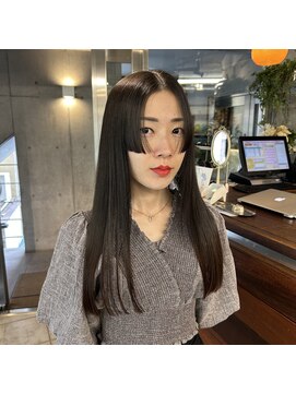 ギフトサニーサイド(gift sunny side) ハンコック風前髪なし姫カット＊