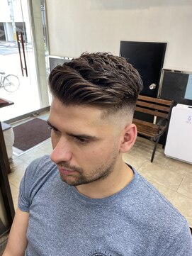 リレーションメンズヘアー(RELATION MEN'S HAIR) アップバング／スキンフェード