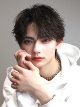 ゴールド 渋谷本店(GOALD) MEN’S HAIR/波巻きツイストスパイラル/センターパート/渋谷