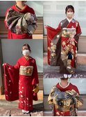 成人式着付け