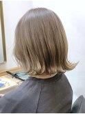 ダブルカラーベージュカラーケアブリーチカラーハイトーンカラー