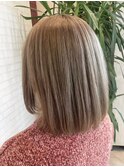 10代20代★大人かわいいダブルカラーブリーチミルクティーカラー