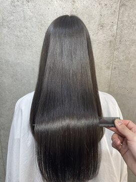 ユアーズヘア 神楽坂店(youres hair) 艶ロンググレージュ/大人艶ロング/ロングヘア/髪質改善