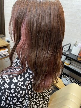 プルームエル(plume aile) ペールピンクインナーカラー