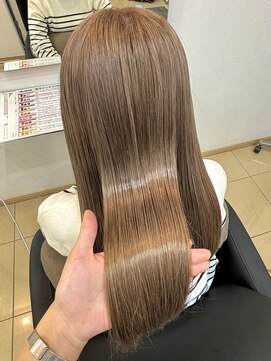 オーリーヘアー(Olliy hair) ミルクティーベージュ/ブリーチカラー/ハイトーン/30代40代50代