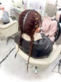 スタイリッシュ編み込み♪
