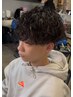 初回限定　メンズカット＋波巻きパーマ￥14000